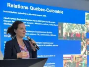 Representante de Quebec promueve el francés en Bucaramanga durante el Mes de la Francofonía