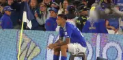 Rodrigo Contreras brilla con Millonarios: golazo y curiosa celebración ante Atlético Nacional