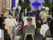 Santander despide con honores al patrullero Hervin Orduz, asesinado frente a su hijo de 4 años