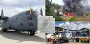 Tripulación del avión Hércules de la FAC accidentado en Putumayo: 11 miembros identificados
