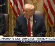 Trump afirma que Venezuela vive éxito financiero y bromea con postularse a su presidencia