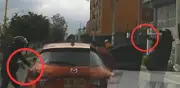 Violento atraco armado en Suba captado en video: víctimas no formalizaron denuncia