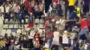 Violento enfrentamiento entre hinchas del Junior en Barranquilla antes del partido vs Nacional