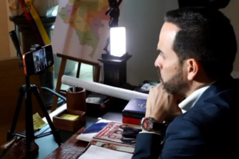 Abelardo de la Espriella se reúne con María Corina Machado para plan de recuperación binacional