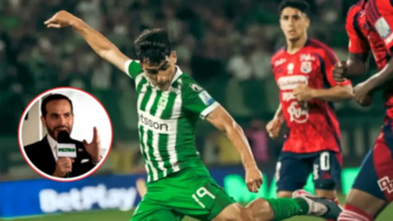 Abelardo de la Espriella sorprende en el clásico paisa entre Medellín y Atlético Nacional