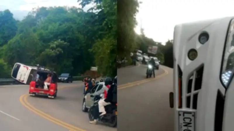 Accidente de bus en La Mesa: un muerto y siete heridos