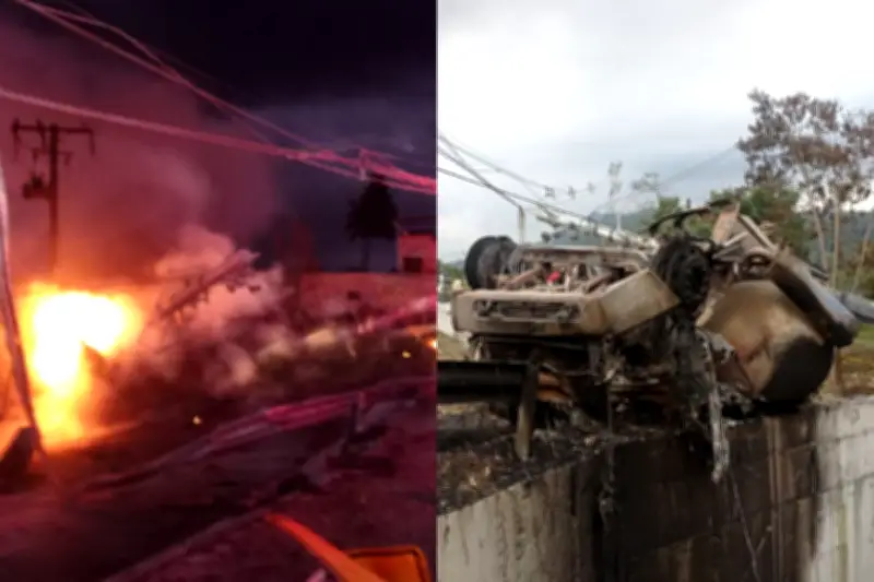 Accidente de camión cisterna en vía Bogotá-Girardot deja dos muertos: hipótesis apunta a falla mecánica