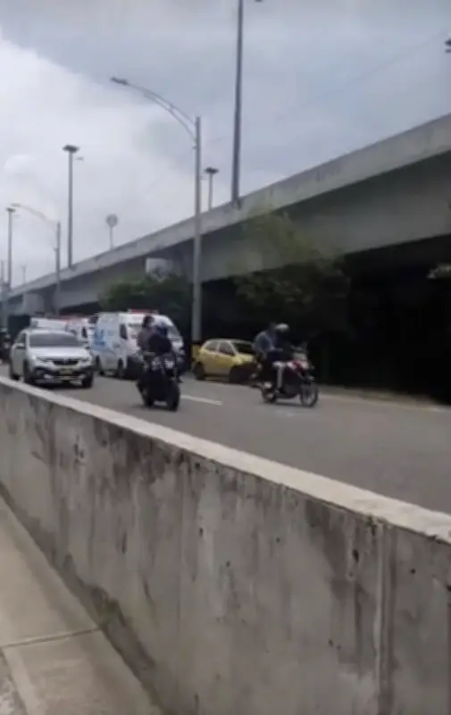 Accidente de tránsito en la vía Los Morros, norte de Cartagena