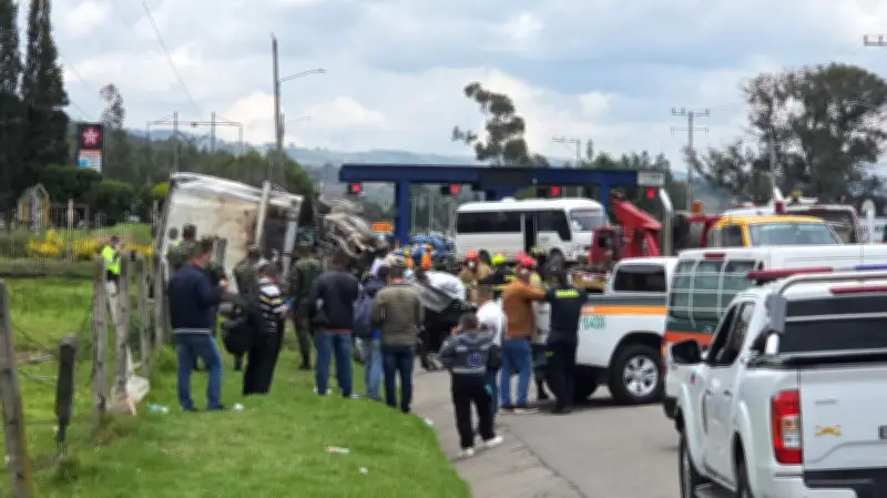 Accidente en Zipaquirá-Ubaté deja 4 muertos y 21 heridos, incluyendo mascotas afectadas