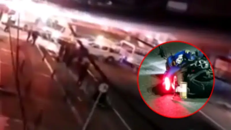 Accidente fatal en vía Funza-Mosquera: motociclista pierde la vida tras colisión