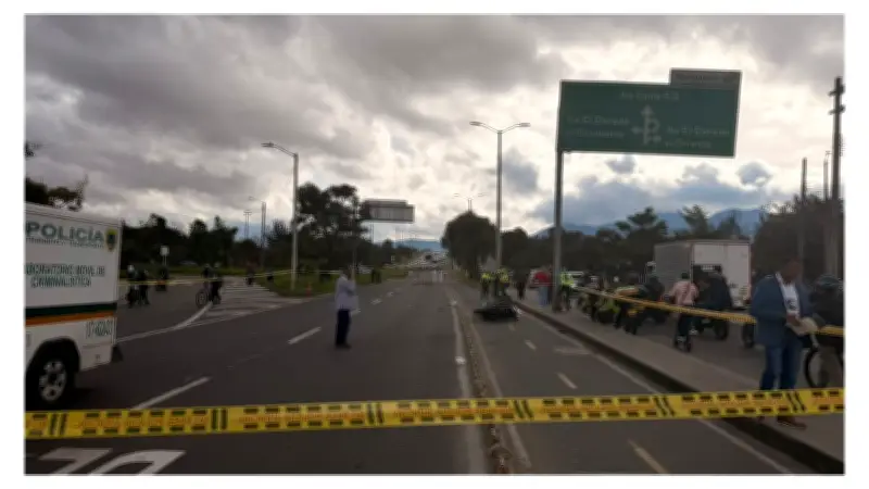 Accidente fatal frente a embajada de EE. UU. en Bogotá deja dos muertos