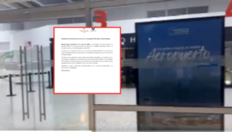 Aerocivil suspende operaciones en Aeropuerto Palonegro de Bucaramanga por protestas
