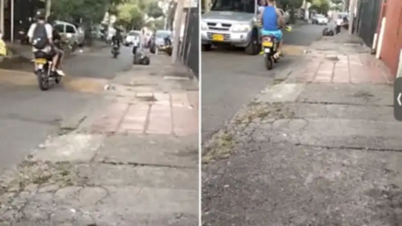 Alerta vial en Aguablanca: vehículos transitan en contravía a alta velocidad en Cali