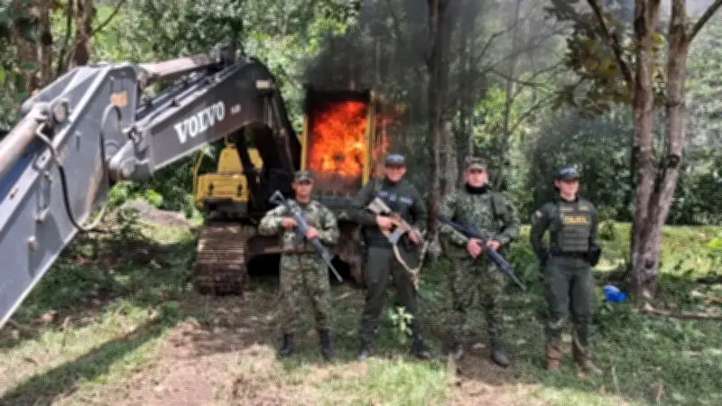 Antioquia: Intervienen dos minas ilegales del Clan del Golfo en San Luis