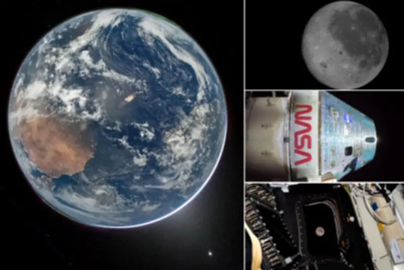 Artemis 2 captura imágenes históricas en su viaje hacia la Luna