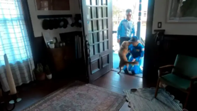 Astronauta Christina Koch se reencuentra con su perrita Sadie tras histórica misión lunar Artemis II