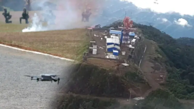 Ataque con drones inutiliza radar en El Tambo, Cauca; operación aérea continúa