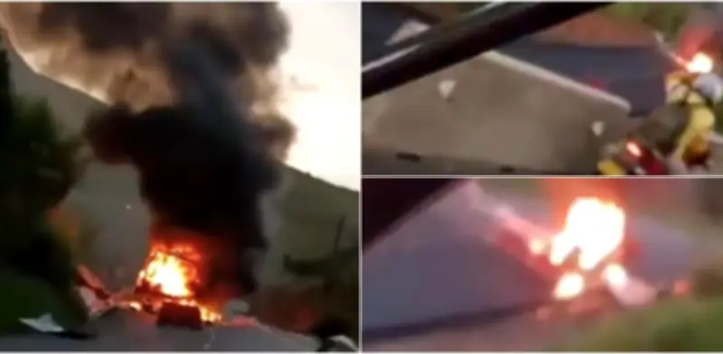 Atentado en la vía Panamericana: explosión de furgón causa caos vial en el norte del Cauca