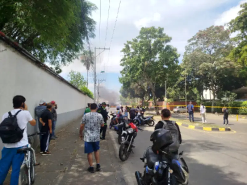 Atentado terrorista con explosivos cerca del Batallón Pichincha en Cali