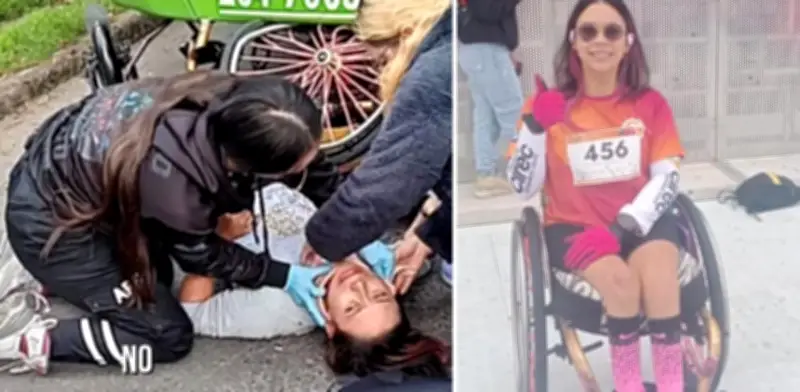 Atleta paralímpica en UCI tras ser arrastrada por bus del SITP en Bogotá: familia exige respuestas