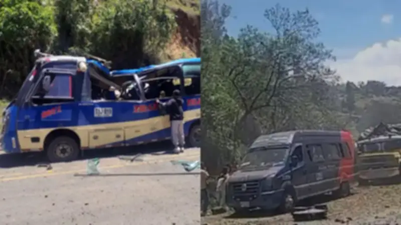 Aumenta a 19 la cifra de muertos por atentado terrorista en Cajibío, Cauca