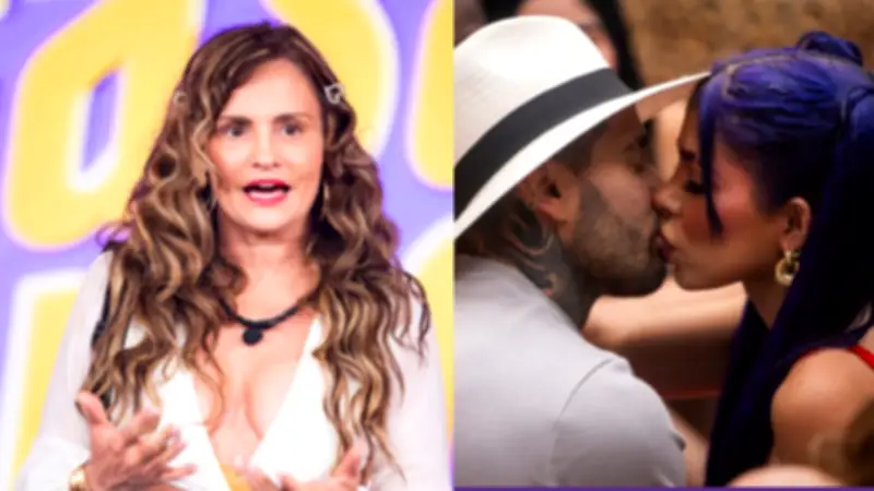 Aura Cristina Geithner duda del romance entre Alexa Torrex y Tebi Bernal en LCDLF