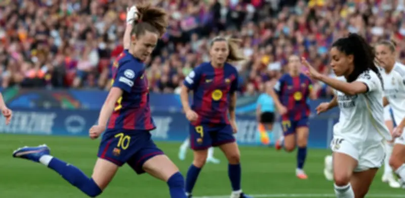 Barcelona arrasa al Real Madrid con goleada 6-0 y avanza a semifinales de la Liga de Campeones Femenina