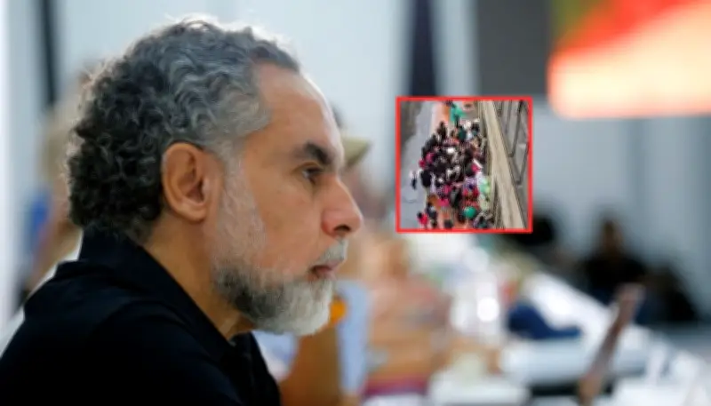 Benedetti califica de "secuestro" toma indígena en Ministerio del Interior