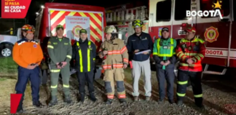 Bomberos de Bogotá continúa búsqueda de 7 personas desaparecidas en Monserrate