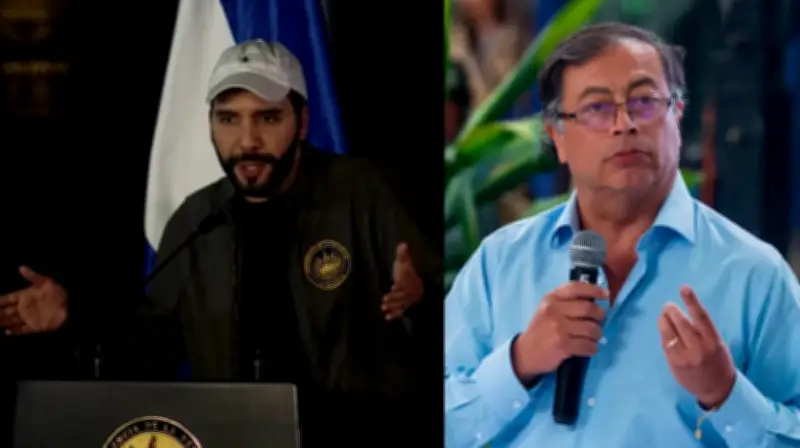 Bukele propone trasladar a Colombia el 100% de presos salvadoreños tras críticas de Petro