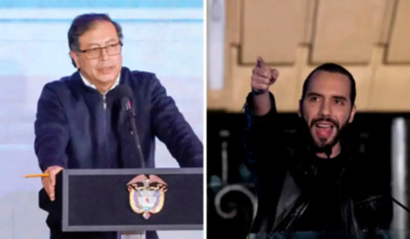 Bukele responde a Petro con oferta de trasladar todos los presos salvadoreños a Colombia