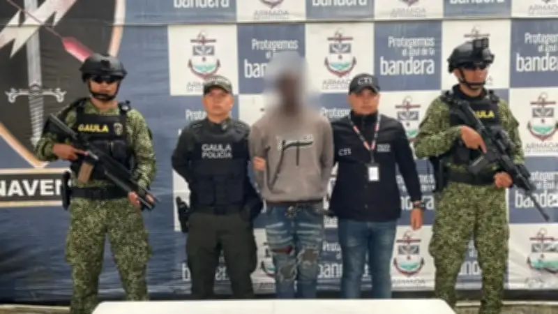 Cae peligroso criminal del ELN vinculado a secuestros y extorsiones en Colombia