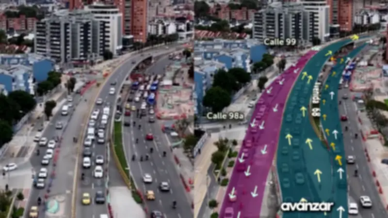 Cambia sentido de puente en Bogotá desde el 29 de abril