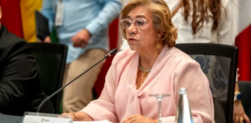 Canciller Villavicencio critica aumento del 100% en aranceles de Ecuador a Colombia