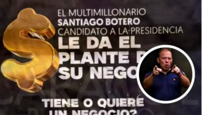 Candidato Botero genera polémica al regalar 25 millones en su sede de campaña en Bogotá