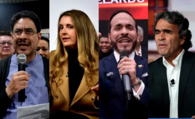 Candidatos presidenciales despliegan estrategias de campaña con críticas y propuestas