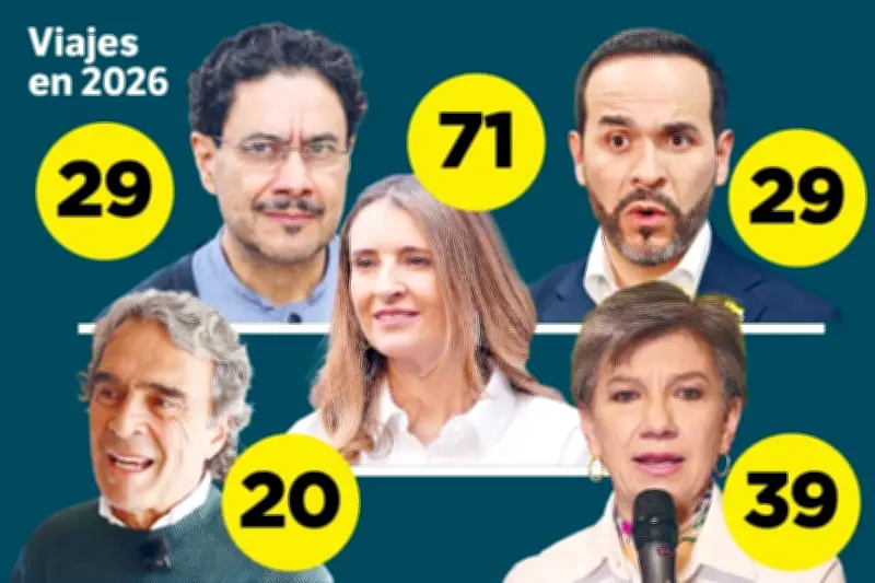 Candidatos presidenciales intensifican giras regionales en carrera hacia elecciones 2026