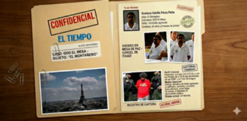 Capo de la mesa de paz viajó a París mientras tenía orden de captura por homicidio