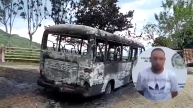 Capturan a alias Patascuy, cabecilla de disidencias por secuestro y quema de vehículos en Valle