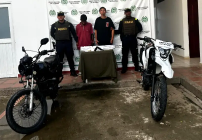 Capturan a 'Chiquito Malo' y 'El Cachaco' con armas y panfletos en Bolívar