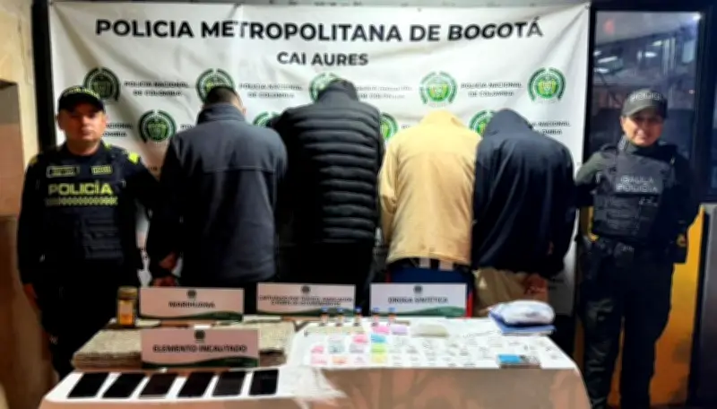 Capturan a cuatro hombres en lechonería de Suba por dosificar drogas