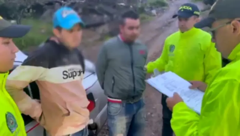 Capturan a dos presuntos sicarios por homicidio en Ubaté, Cundinamarca