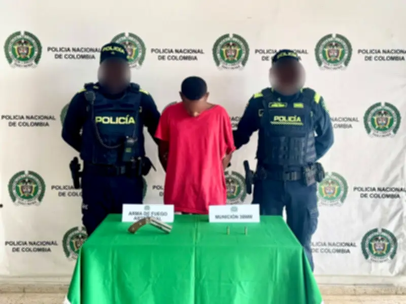 Capturan a dos sujetos con armas ilegales en Pasacaballo, Cartagena
