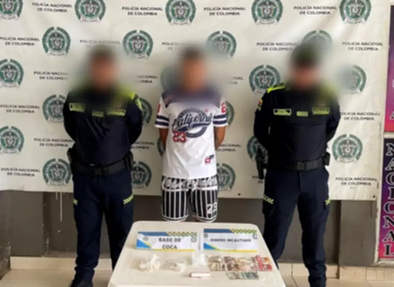Capturan a joven de 24 años por microtráfico en El Carmen de Bolívar con modalidad de entrega a domicilio