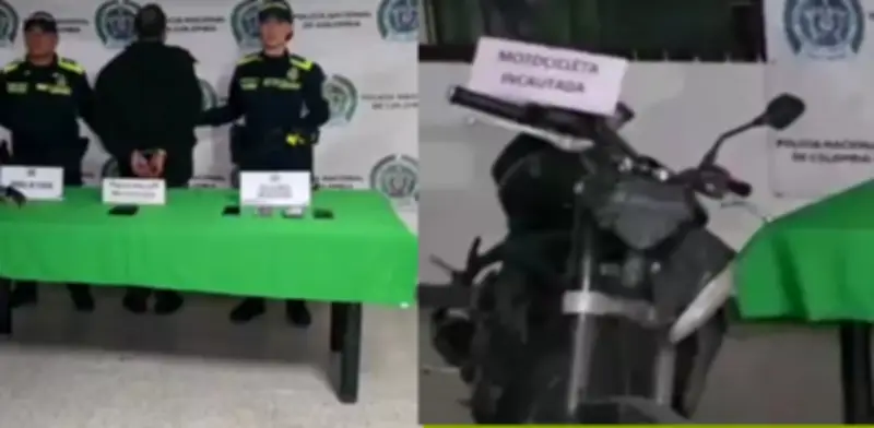 Capturan a ladrón en Bogotá tras robar 5 celulares: tenía orden de Interpol