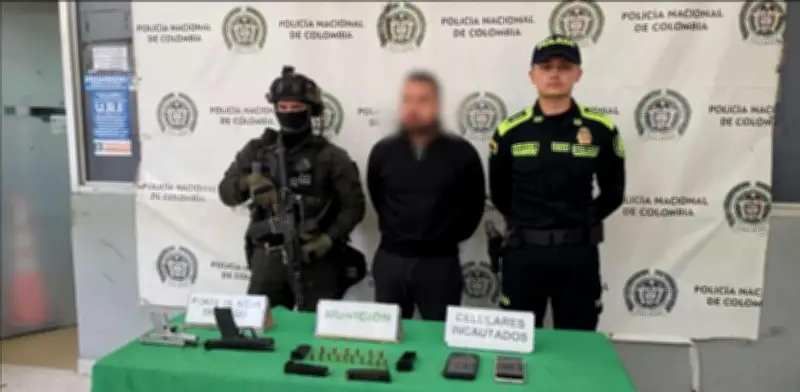 Capturan a 'Pistolitas', presunto jefe sicarial de 'Los Costeños' en Puerto Colombia