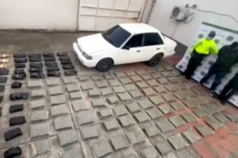 Capturan a sospechoso con 132 kilos de marihuana en zona rural de Villa Rica, Cauca