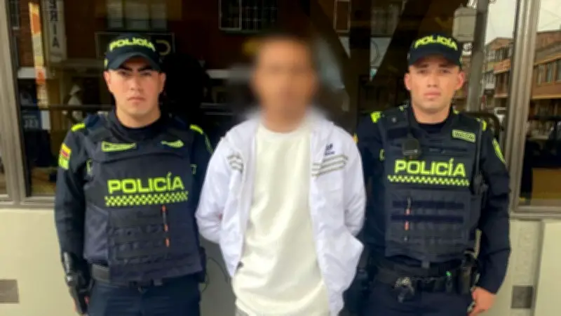 Capturan en Bogotá a alias Kike, presunto sicario de 'Los Pepes' con 12 años de historial criminal