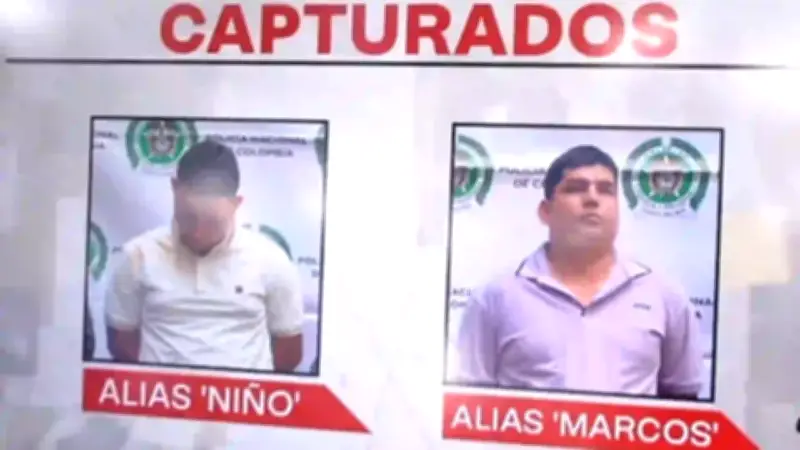 Capturan en Villavicencio a los dos extorsionistas más buscados de Colombia