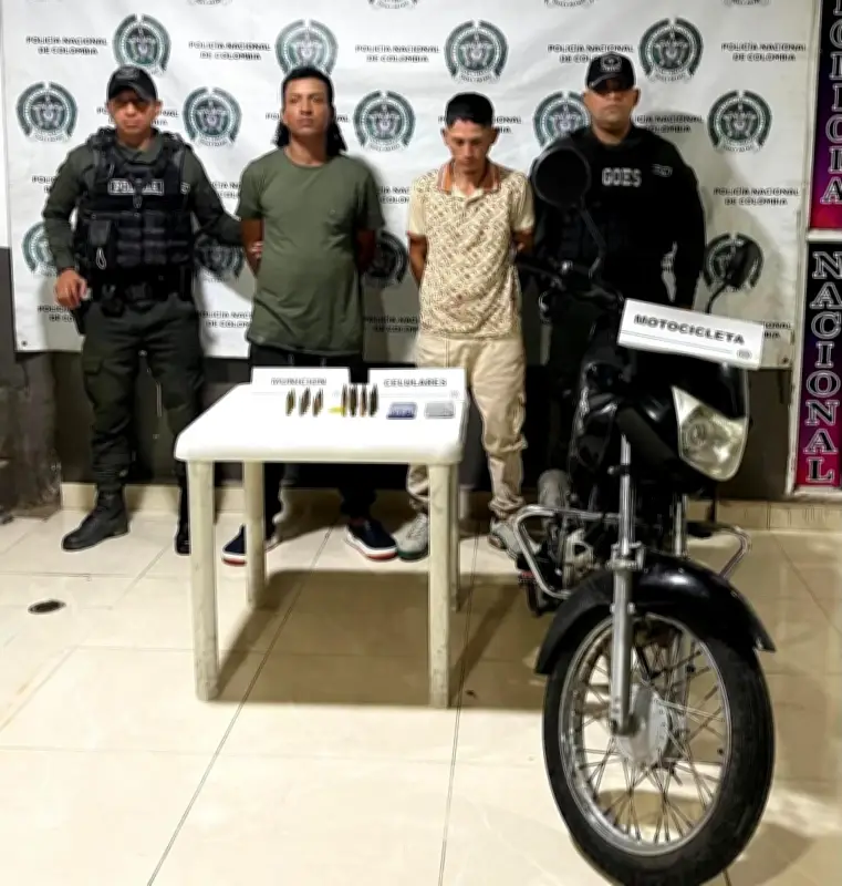 Capturan en Zambrano a dos presuntos miembros del Clan del Golfo
